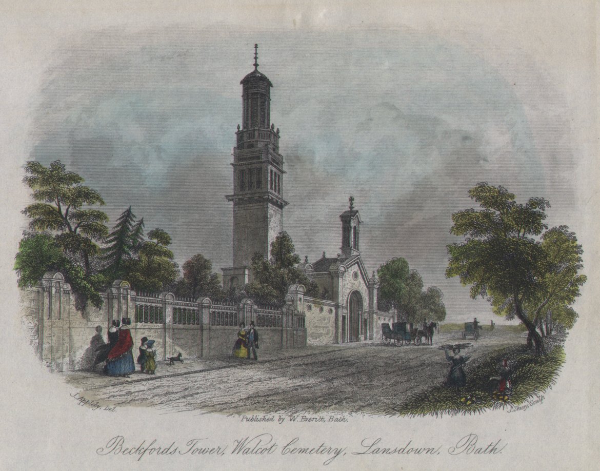 Steel Vignette - Beckford's Tower, Walcot Cemetery, Lansdown, Bath - Shury